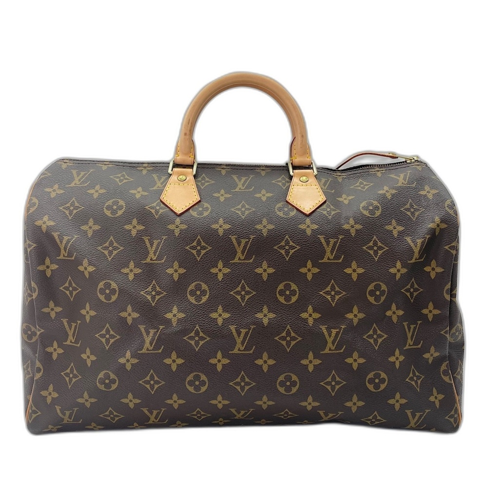 LOUIS VUITTON Authentic Brown Speedy 40 Boston Bag